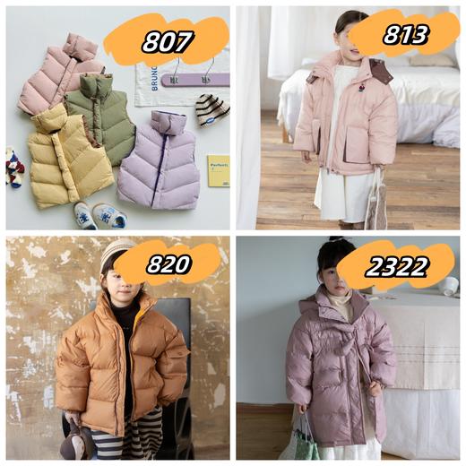 反季清仓 童洛可棉衣马甲秋冬潮流童装洋气羽丝外套 商品图8