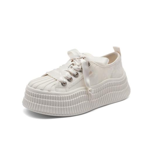 Belle百丽 女休闲帆布鞋 B3P1DBM4 商品图0