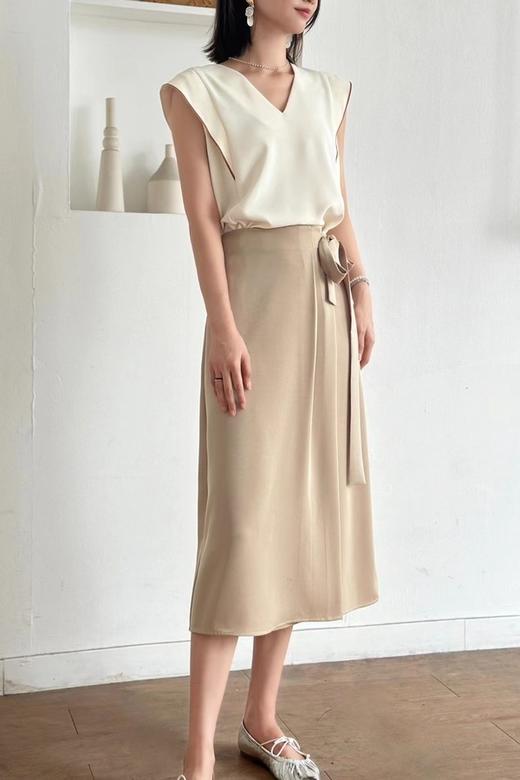 Le Malene 优雅气质系带半身裙 20896 商品图2