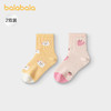 巴拉巴拉女童袜子秋季新品儿童短袜萌趣不勒脚两双装 商品缩略图0