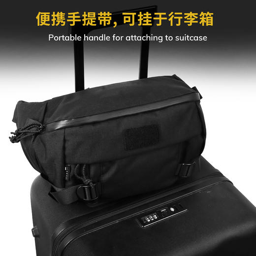 【500D尼龙 YKK、多耐福辅料 复刻神农】 Hip Monkey叶猴腰包户外日常通勤单肩斜挎胸包8L ds（dq） 商品图5