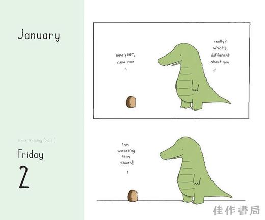 【全新现货】The Little World of Liz Climo 2026 Daily Calendar / 2026年日历：莉兹·克里莫的小小世界 商品图2