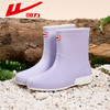 回力雨鞋女款水靴成人水鞋外穿厨房防水软底胶鞋户外工作女士雨靴013中筒 商品缩略图4