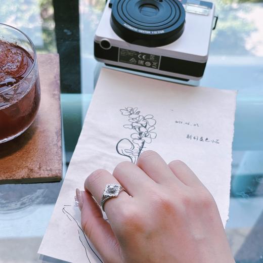 【甄珠贝】复古菱形戒指 akoya真多麻色 4-5mm 可和吊坠搭配成套 商品图6