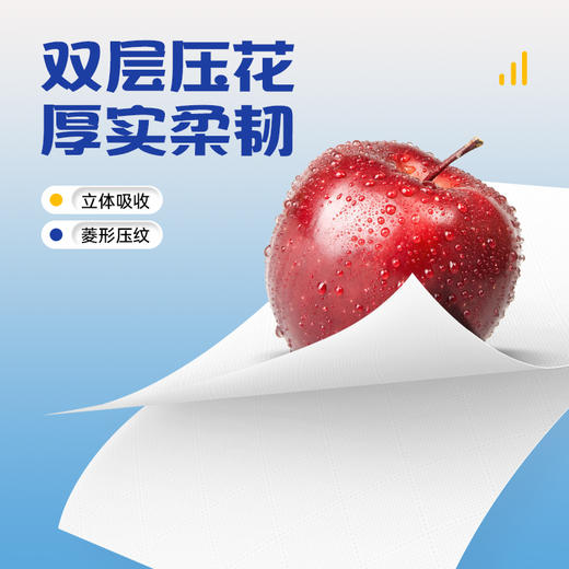 太阳 中顺洁柔悬挂式厨房抽纸2层200抽*3包 JS2R200-3E 商品图2