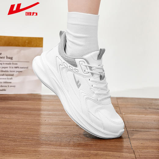 回力运动鞋男鞋新款夏季网面透气黑色鞋子男士休闲软底减震跑步鞋WXY-K191YW 商品图4