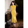 GX现代时尚改良新中式长款鱼尾旗袍2025夏新款年轻女士日常可穿旗袍 商品缩略图0
