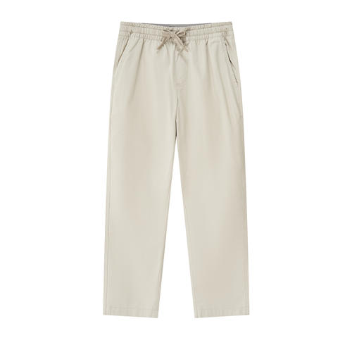 佐丹奴男装25年新款【100%棉】绑带橡胶头九分裤01125003 商品图12