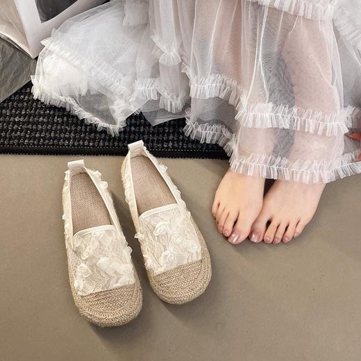 【YW】无忧购踩屎感法式小香风软底渔夫鞋夏季超火一脚蹬浅口单鞋孕妇休闲鞋H155（截单后3-5天发货） 商品图3