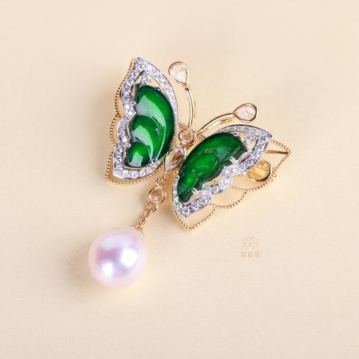 【福蝶】珍珠胸针坠 GZ12505011 商品图2