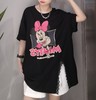 NC卡通图案下摆拼蕾丝短袖T恤50519（黑）夏季152560020321 商品缩略图0