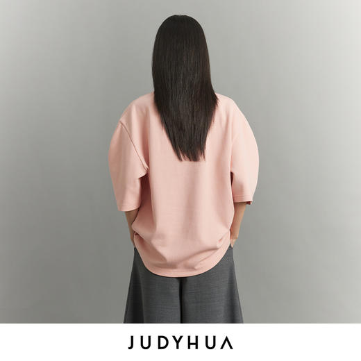 JUDYHUA 沉睡系列弧线袖短袖T恤 商品图2