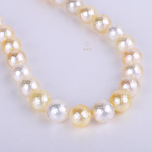 【高光时刻】黄+白刻面珍珠项链    ZZ2506169 商品图3