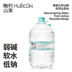 天然山泉水 泡茶水 偏硅酸 家庭装 弱碱性5L*4桶