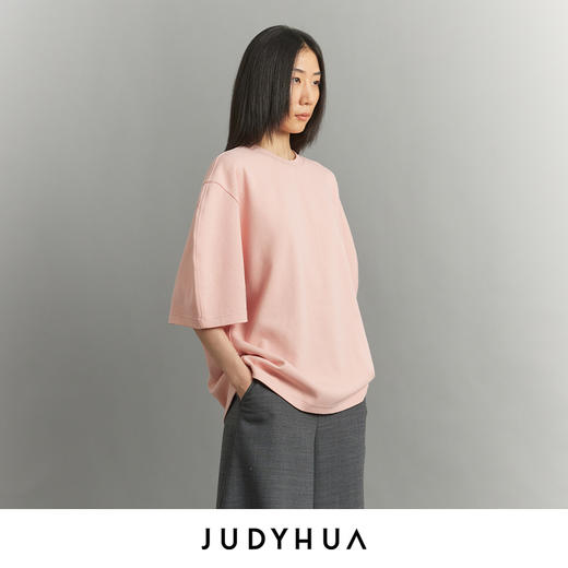 JUDYHUA 沉睡系列弧线袖短袖T恤 商品图1