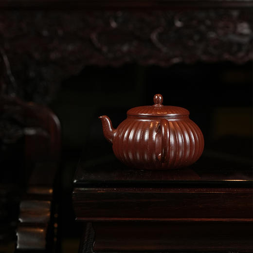 龙德堂陶艺 汤宣武制《利禄》侧把 200cc 原矿金砂紫朱泥  库存请咨询客服 商品图2