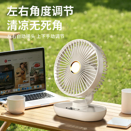usb桌面风扇迷你便携式充电办公室家用宿舍长续航大风力风扇 商品图3