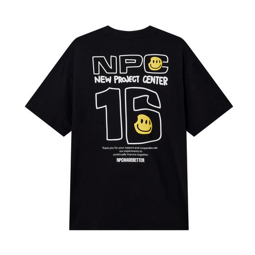 【NPC X 颜程 拾·陆周年限定】笑脸数字索罗娜短袖花NP56TE88 商品图6