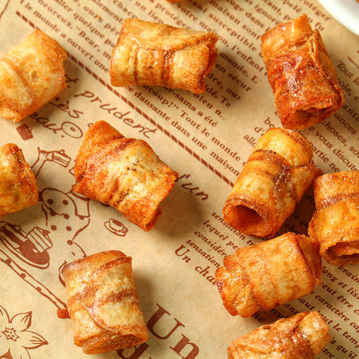 【酥脆可口❗️炭烤香蕉脆卷】东南亚风味，精选鲜香蕉，低温烘烤，水果芳香！牛奶蛋酥卷椒盐香蕉片干非油炸健康网红零食小吃解馋 商品图1