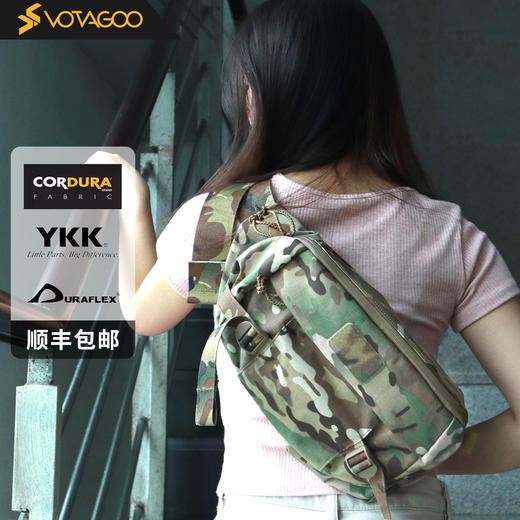 【500D尼龙 YKK、多耐福辅料 复刻神农】 Hip Monkey叶猴腰包户外日常通勤单肩斜挎胸包8L ds（dq） 商品图1