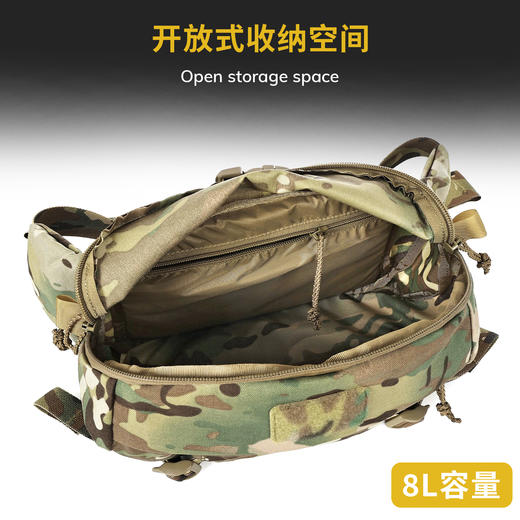 【500D尼龙 YKK、多耐福辅料 复刻神农】 Hip Monkey叶猴腰包户外日常通勤单肩斜挎胸包8L ds（dq） 商品图9