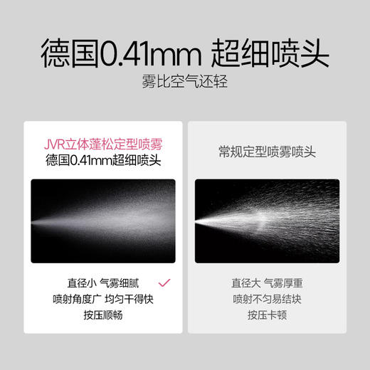 杰威尔女士自然立体蓬松定型喷雾头发毛躁神器造型持久定型干胶 商品图3