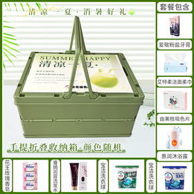 【夏日清凉伴手礼】防暑降温清凉好礼手提折叠收纳箱款E颜色随机 080150*117888*117685*117630*110026*117617*117968*117818*117821