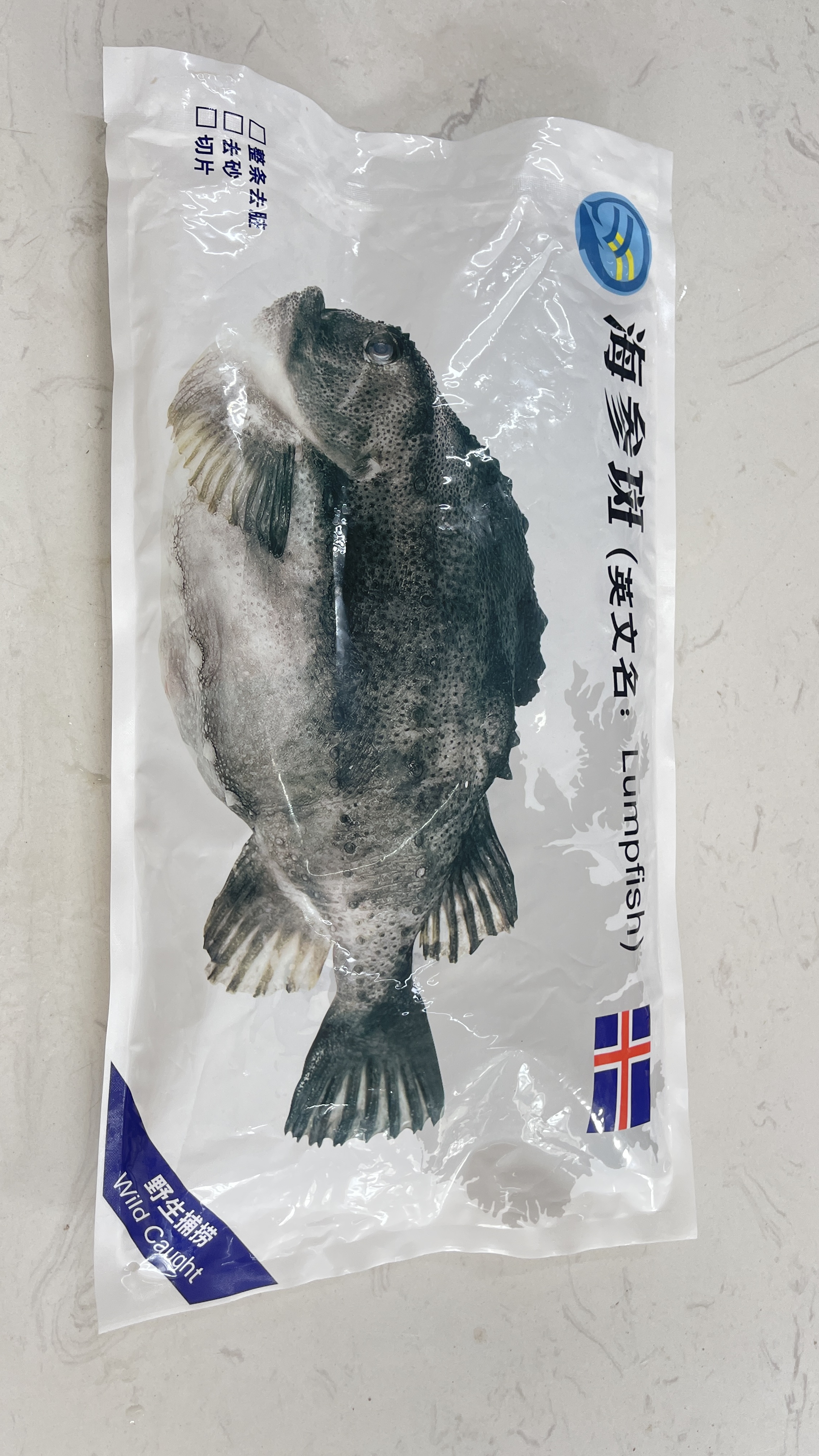 【冰岛海参斑】 一条鱼约2-3斤，去鳞、去鳃、去脏，免洗，只有一根软骨 青岛顺丰/京东发货 {冷冻生鲜请及时签收}