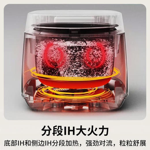 松下（Panasonic）饭光光 0涂层电饭煲 多功能IH加热智能电饭锅 无涂层不锈钢内胆 2.9升 SR-HS301N-W_qb 商品图4