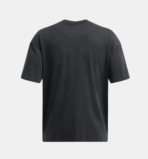 安德玛UA男子高克重跑步健身训练运动休闲宽松短袖T恤1389147-001 商品图3