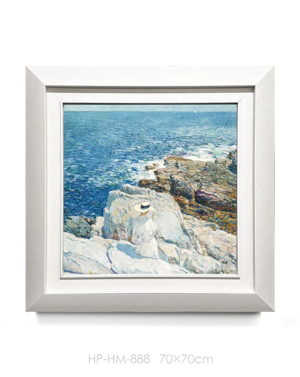 伽罗 JALO 印象派挂画-《阿普尔多尔》（白框）-下单后2个工作日内发货