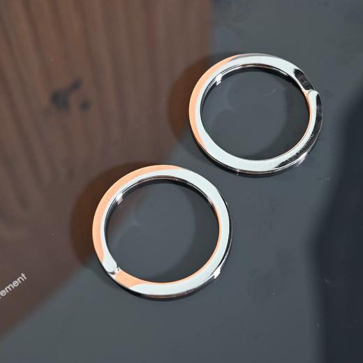 苹果Airtag钥匙扣同款不锈钢铁环直径3.5cm多功能圆形挂扣加厚耐用 商品图5