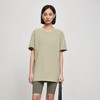 53243  IN AND ON 夏短袖女纯色t恤100%长绒棉宽松休闲廓形纸片人圆领上衣 商品缩略图6