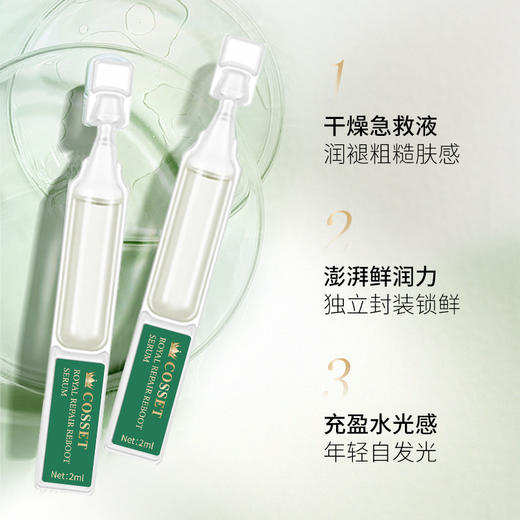 「下单2盒加赠同款5支」DR.COSSET珂瑟皇室修护精粹液 水光润透 稳护肌肤 2ml*30支/盒 商品图2