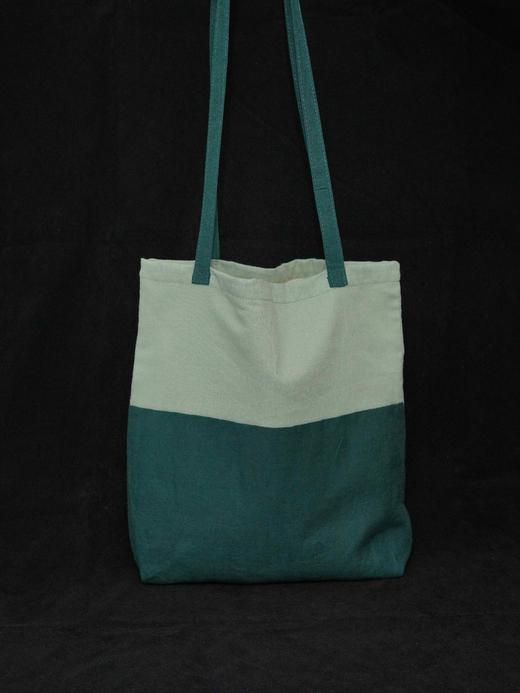 回声Echos/拼接撞色单肩包【可双面背】 商品图0