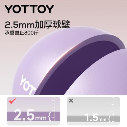 瑜伽球【YOTTOY】瑜伽球成人孕妇加厚防爆健身成人孕妇分娩助产产后平衡萝卜蹲儿童瑜伽 商品图2
