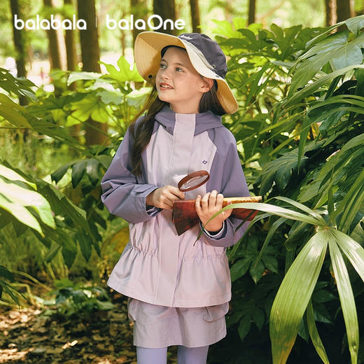 【风壳衣】巴拉巴拉balaOne女童外套儿童上衣2025新款秋运动户外 商品图2