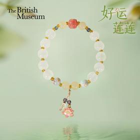 大英博物馆东方梦境系列好运莲莲雕刻莲花手链