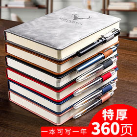 2本装【A5加厚笔记本】超厚商务记事本工作精美高档日记本 髙颜值简约笔记本