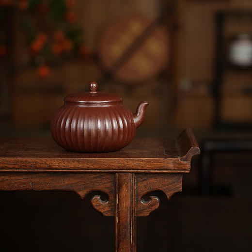 龙德堂陶艺 汤宣武制《利禄》侧把 200cc 原矿金砂紫朱泥  库存请咨询客服 商品图1