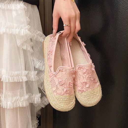 【YW】无忧购踩屎感法式小香风软底渔夫鞋夏季超火一脚蹬浅口单鞋孕妇休闲鞋H155（截单后3-5天发货） 商品图2