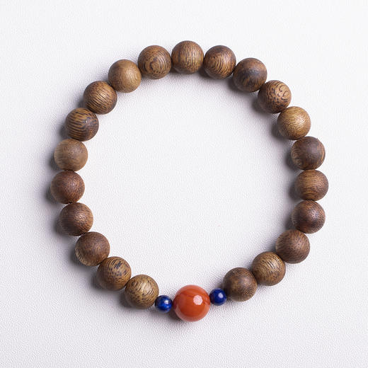 xy0412沉香+南红青金石手串 商品图0