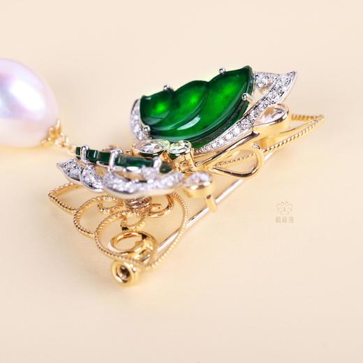 【福蝶】珍珠胸针坠 GZ12505011 商品图4