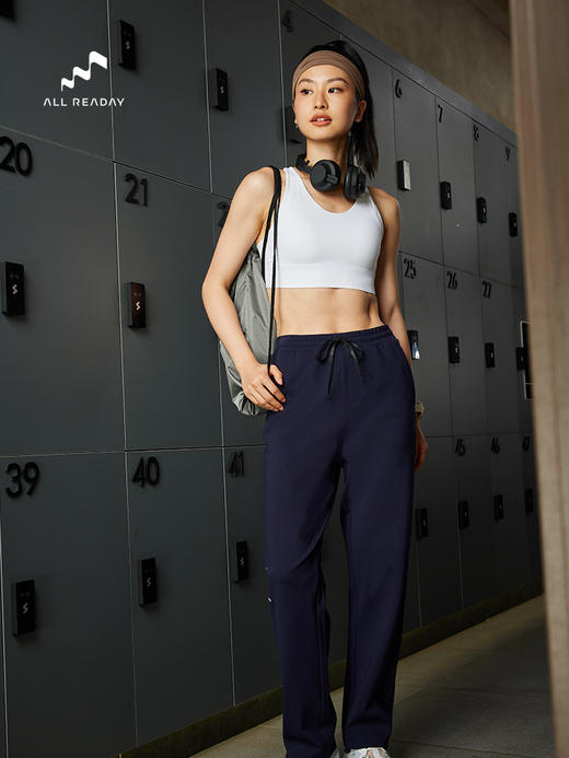 AllReaday弹力针织运动休闲抽绳长裤WM23AWTR01 商品图1