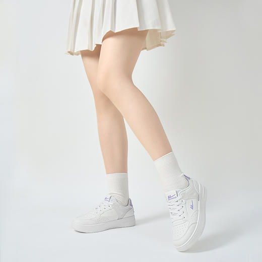 回力小白鞋女2025夏季新款爆款休闲运动鞋子女鞋拼色厚底百搭板鞋WXY-L349L 商品图2