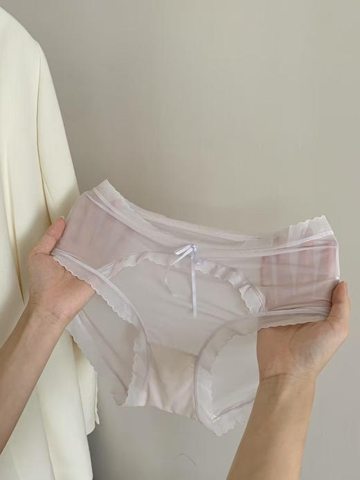 5条装！夏日限定裸感凉雾纱裤桑蚕丝底档透气抑菌 商品图0