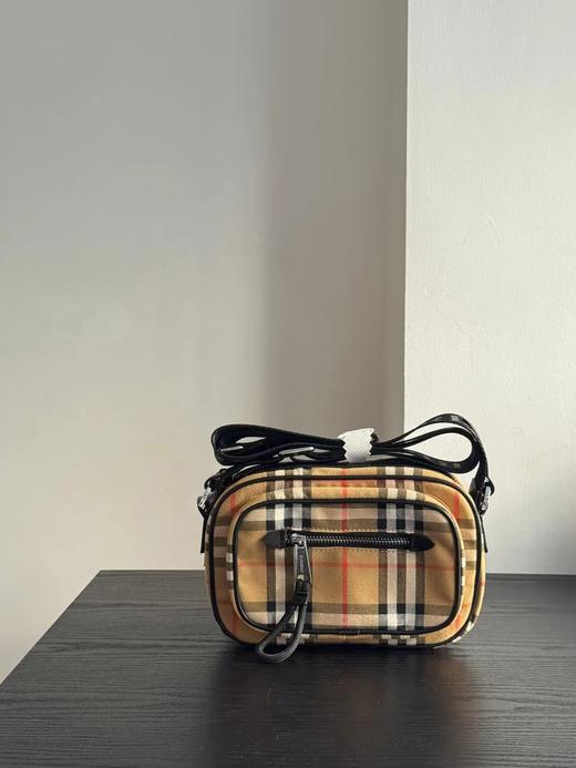 D070421男女都可以背肩带可以调节格纹单肩斜挎包 商品图6