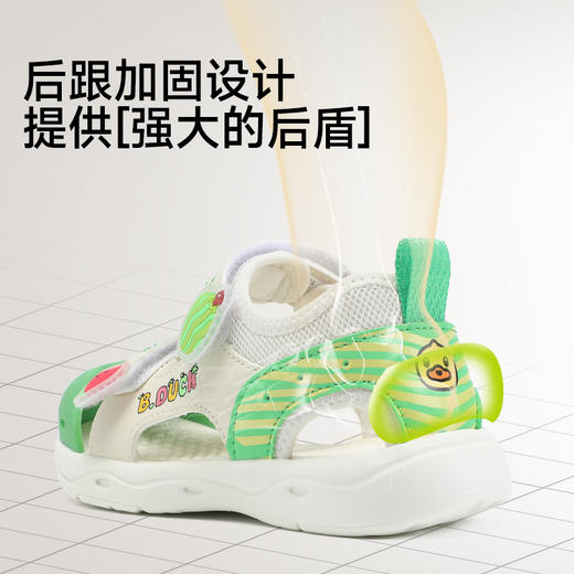 B.Duck小黄鸭童鞋夏季机能凉鞋26-30 B2686833 商品图4