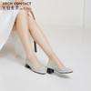 ARCHCONTACT安启美奈花纹镂空粗跟单鞋【52737】 商品缩略图1