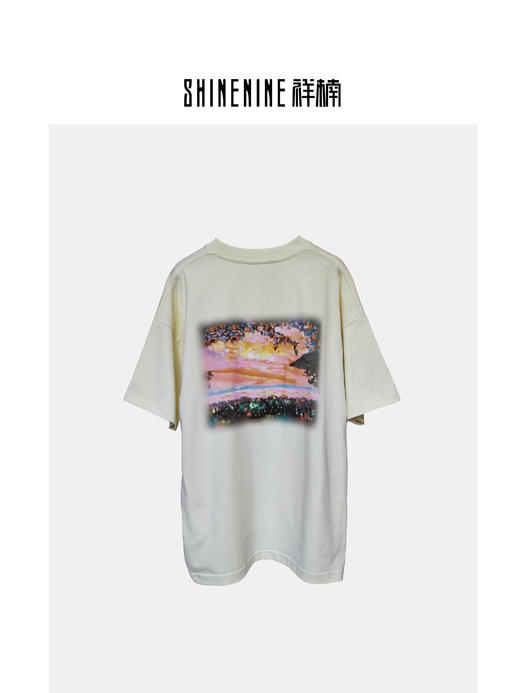 W526312454彩色印花短袖T恤 商品图1